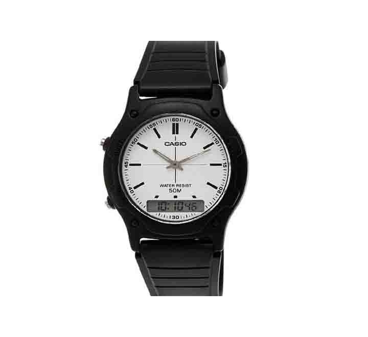 Casio | AW-49H-7EVDF | Men?s Watch Analog & Digital Combo | White Dial ...