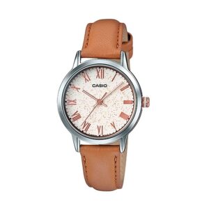 Casio-LTP-TW100L-7A1VDF-Women-s-Watch-Analog-White-Dial-Brown-Leather-Band