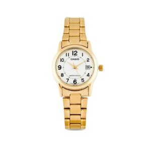 Casio-LTP-V002G-7BUDF-Women-s-Watch-Analog-White-Dial-Gold-Stainless-Band