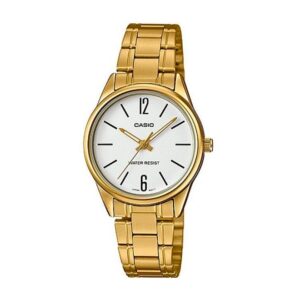 Casio-LTP-V005G-7BUDF-Women-s-Watch-Analog-White-Dial-Gold-Stainless-Band