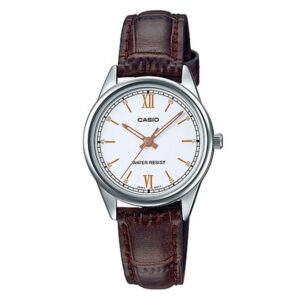Casio-LTP-V005L-7B3UDF-Women-s-Watch-Analog-White-Dial-Brown-Leather-Band