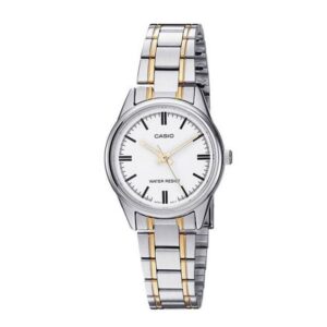 Casio-LTP-V005SG-7AUDF-Women-s-Watch-Analog-White-Dial-Silver-Stainless-Band