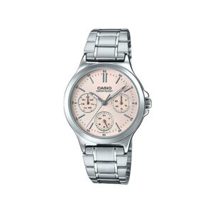 Casio-LTP-V300D-4AUDF-Women-s-Watch-Analog-White-Dial-Silver-Stainless-Band