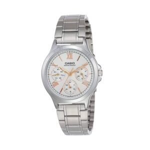 Casio-LTP-V300D-7A2UDF-Women-s-Watch-Analog-Silver-Dial-Silver-Stainless-Band