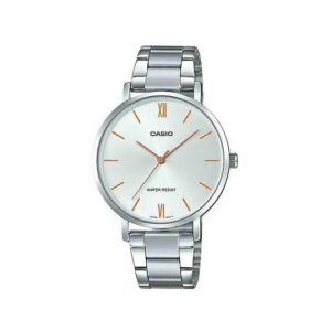 Casio-LTP-VT01D-7BUDF-Women-s-Watch-Analog-White-Dial-Silver-Stainless-Band