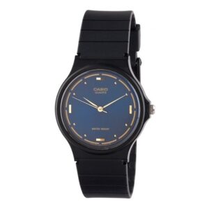 Casio, MQ-76-2ALDF, Mens Watch Analog, Blue Dial Black Resin Band