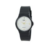 Casio, MQ-76-7A1LDF, Mens Watch Analog, White Dial Black Resin Band