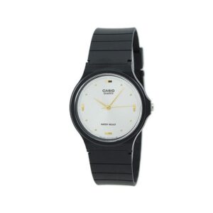 Casio, MQ-76-7A1LDF, Mens Watch Analog, White Dial Black Resin Band