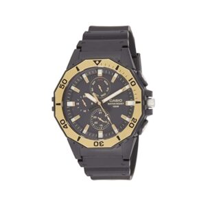 Casio, MRW-400H-9AVDF, Mens Watch Analog, Black Dial Black Resin Band