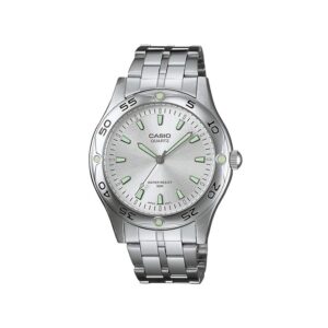 Casio-MTP-1243D-7AVDF-Men-s-Watch-Analog-Silver-Dial-Silver-Stainless-Band