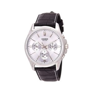 Casio-MTP-1375L-7AVDF-Men-s-Watch-Analog-Silver-Dial-Black-Leather-Band