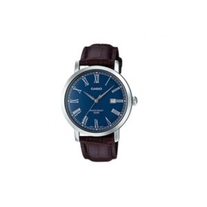 Casio-MTP-E149L-2BVDF-Men-s-Watch-Analog-Blue-Dial-Brown-Leather-Band