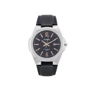 Casio-MTP-E158L-1AVDF-Men-s-Watch-Analog-Black-Dial-Black-Leather-Band