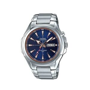 Casio-MTP-E200D-2A2VDF-Men-s-Watch-Analog-Blue-Dial-Silver-Stainless-Band