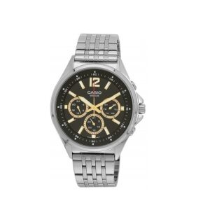 Casio-MTP-E303D-1AVDF-Men-s-Watch-Analog-Black-Dial-Silver-Stainless-Band