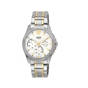 Casio-MTP-E305SG-9AVD-Men-s-Watch-Analog-Silver-Dial-Silver-Gold-Stainless-Band