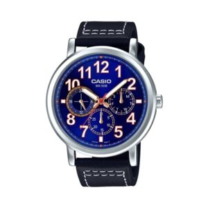 Casio-MTP-E309L-2B1VD-Men-s-Watch-Analog-Blue-Dial-Black-Leather-Band