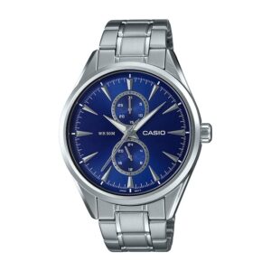 Casio-MTP-SW340D-2AVDF-Men-s-Watch-Analog-Blue-Dial-Silver-Stainless-Band