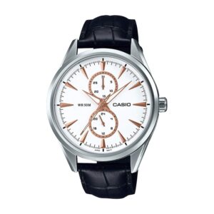 Casio-MTP-SW340L-7AVDF-Men-s-Watch-Analog-White-Dial-Black-Leather-Band