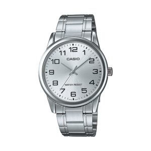 Casio-MTP-V001D-7BUDF-Men-s-Watch-Analog-Silver-Dial-Silver-Stainless-Band