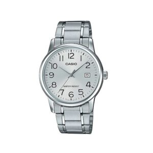 Casio-MTP-V002D-7BUDF-Men-s-Watch-Analog-Silver-Dial-Silver-Stainless-Band