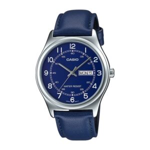 Casio-MTP-V006L-2BUDF-Mens-Watch-Analog-Blue-Dial-Blue-Leather-Band