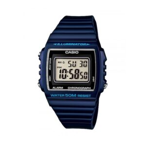 Casio-W-215H-2AVDF-Mens-Watch-Digital-Black-Dial-Blue-Resin-Band