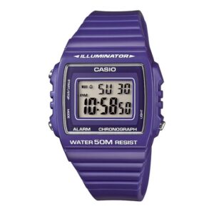 Casio-W-215H-6AVDF-Mens-Watch-Digital-Purple-Dial-Purple-Resin-Band