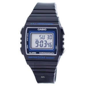 Casio-W-215H-8AVDF-Mens-Watch-Digital-Blue-Dial-Black-Resin-Band