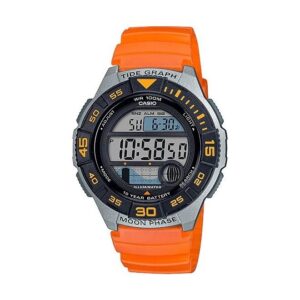 Casio-WS-1100H-4AVDF-Mens-Watch-Digital-Black-Dial-Orange-Resin-Band