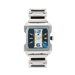 Fastrack-1474SM05-Mens-Analog-Watch-Blue-Dial-Stainless-Steel-Strap
