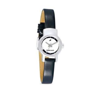 Fastrack-2298SL04-WoMens-Analog-Watch-White-Dial-Blue-Leather-Strap
