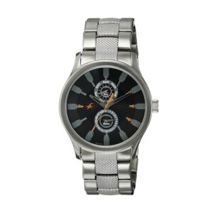 Fastrack-3001SM05-Mens-Analog-Watch-Black-Dial-Multi-Function-3-Hands-Stainless-Steel-Strap