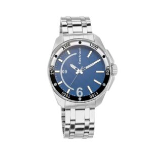 Fastrack-3084SM03-Mens-Analog-Watch-Blue-Dial-Stainless-Steel-Strap