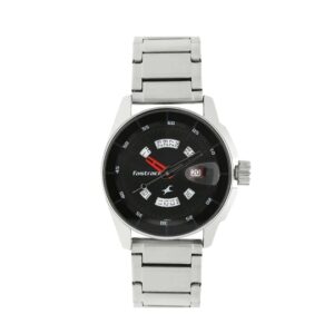 Fastrack-3089SM03-Mens-Analog-Watch-Black-Dial-Stainless-Steel-Strap