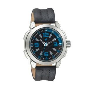 Fastrack-3130SL02-Mens-Analog-Watch-Black-Dial-Brown-Leather-Strap