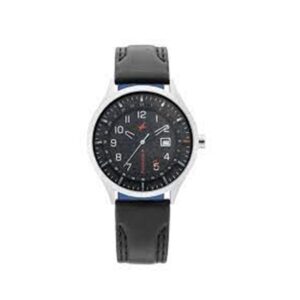 Fastrack-3205TL02-Men-s-Analog-Watch-Black-Dial-Black-Leather-Strap