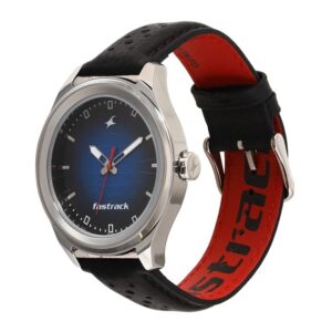 Fastrack-3234SL01-Mens-Analog-Watch-Black-Blue-Dial-Black-Leather-Strap