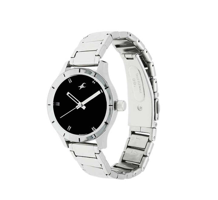 Fastrack 6078sm06 black women's watch sale