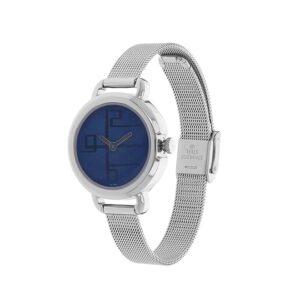 Fastrack-6123SM01-WoMens-Analog-Watch-Blue-Dial-Stainless-Steel-Mesh-Strap
