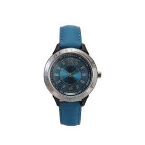 Fastrack-6176KL05-WoMens-Analog-Watch-Metallic-Blue-Dial-Blue-Leather-Strap
