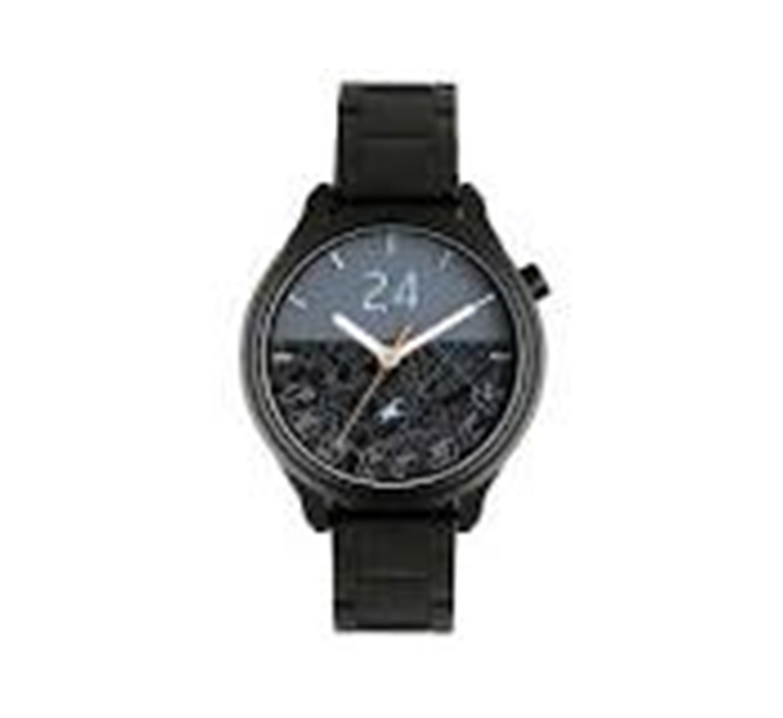 Fastrack 6188NM01 Womens Analog Watch Black Dial Stainless Steel Black Strap