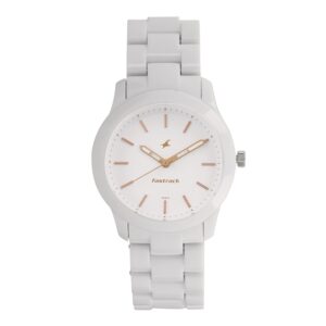 Fastrack-68006PP02-WoMens-Analog-Watch-White-Dial-White-Plastic-Strap