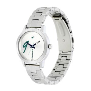 Fastrack-68008SM05-WoMens-Analog-Watch-Silver-Dial-Stainless-Steel-Strap