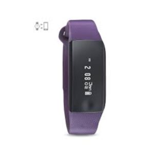 Fastrack-90066PP02-Unisex-Digital-Smart-Band-with-Active-Heart-Rate-Monitor-Black-Dial-Purple-Silicone-Strap