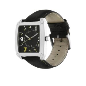 Fastrack-9336SL03-Mens-Analog-Watch-Black-Dial-Black-Leather-Strap