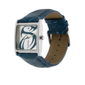 Fastrack-9735SL02-WoMens-Analog-Watch-Blue-Silver-Dial-Blue-Leather-Strap