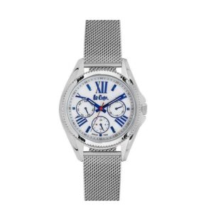 Lee-Cooper-LC06276-320-WoMens-Analog-Watch-White-Dial-Silver-Stainless-Steel-Strap