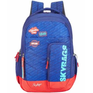 SKYBAGS-DRIPNXT01BE-Unisex-35-L-Backpack-with-Pencil-Pocket-Blue