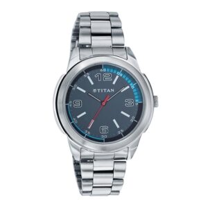 Titan-1585SM03-Mens-Watch-Octane-Collection-Analog-Grey-Dial-Silver-Stainless-Band